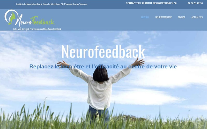 Site Internet Neurofeedback 56 et Sonothérapie Création de site Bien-être